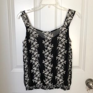 White House Black Market Sheer Tank